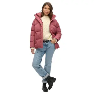 Women's mid-length down jacket Superdry image-1