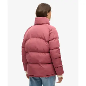 Women's mid-length down jacket Superdry image-3