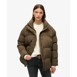 Women's mid-length down jacket Superdry image-1