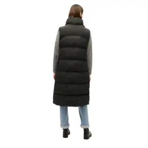 Women's long sleeveless down jacket Superdry image-1