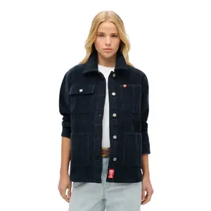 Corduroy work jacket for women Superdry Chore image-1