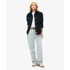 Corduroy work jacket for women Superdry Chore image-2