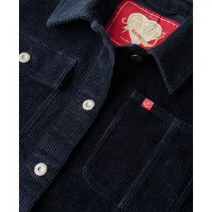 Corduroy work jacket for women Superdry Chore image-5