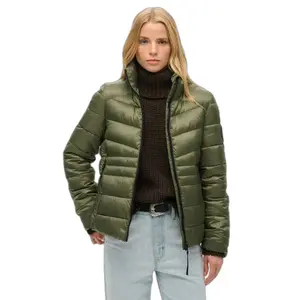 Casaco de penas com capuz para mulher Superdry Fuji image-1