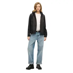 Hooded windbreaker with logo for women Superdry image-0