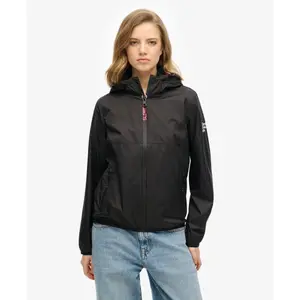 Hooded windbreaker with logo for women Superdry image-2