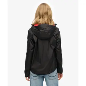 Hooded windbreaker with logo for women Superdry image-3