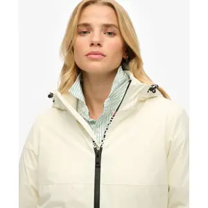 Hooded windbreaker with logo for women Superdry image-5