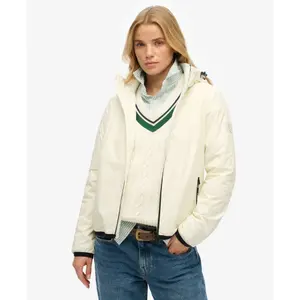 Hooded windbreaker with logo for women Superdry image-1