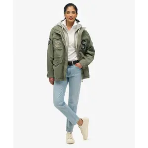 Sudadera militar con capucha bordada para mujer Superdry image-1