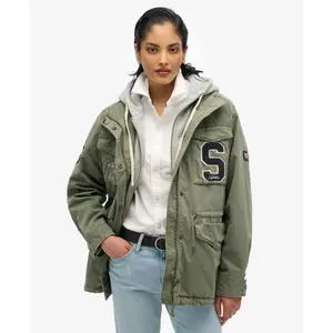 Sudadera militar con capucha bordada para mujer Superdry image-2