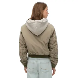 Bomber con capucha para mujer Superdry MAI image-1