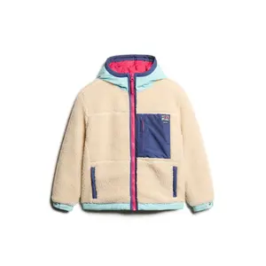 Polaire à capuche sherpa femme Superdry Vintage