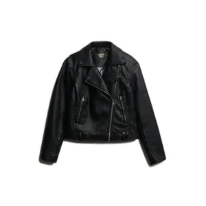 Veste en cuir femme Superdry Classic