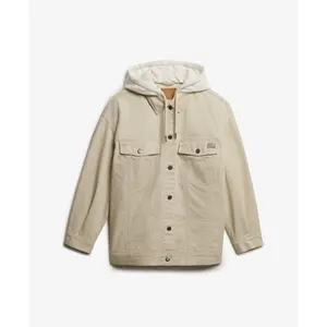 Women's hooded trucker jacket Superdry image-0