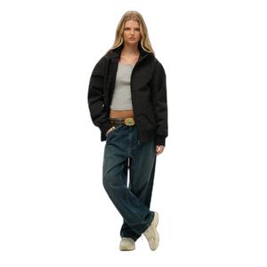 Oversized hooded bomber jacket for women Superdry Surplus image-1