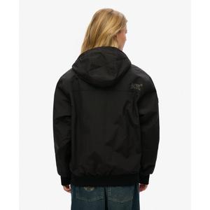 Oversized hooded bomber jacket for women Superdry Surplus image-3