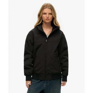 Oversized hooded bomber jacket for women Superdry Surplus image-4