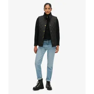 Women's sleeveless down jacket Superdry Estate Country Liner image-2