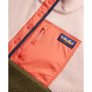 Women's fleece Superdry Colour Block image-1