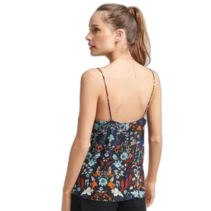 Débardeur caraco en dentelle effrangée femme Superdry image-2