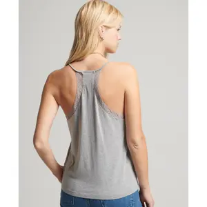 Top de Alças de renda feminina Superdry image-2