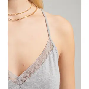 Top de Alças de renda feminina Superdry image-3