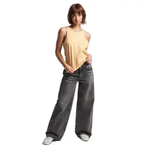 Débardeur coton bio femme Superdry Vintage Logo Stripe image-0