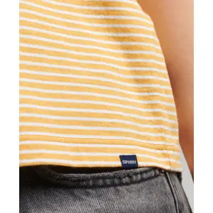 Débardeur coton bio femme Superdry Vintage Logo Stripe image-3