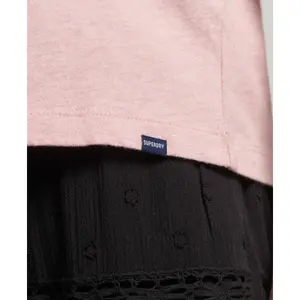 Besticktes Tank Top Bio-Baumwolle Frau Superdry Vintage Logo image-3