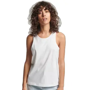 Débardeur brodé coton bio femme Superdry Vintage Logo image-0