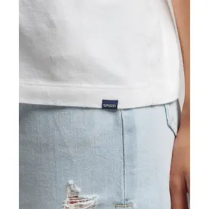Débardeur brodé coton bio femme Superdry Vintage Logo image-4