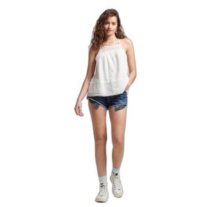 Débardeur caraco tissé avec liseré dentelle femme Superdry Vintage image-1