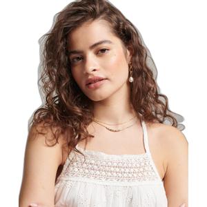 Débardeur caraco tissé avec liseré dentelle femme Superdry Vintage image-3