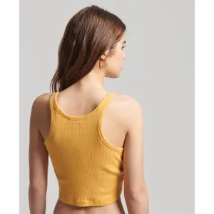 Tank Top court gerippt vintage Bio-Baumwolle Frau Superdry image-2