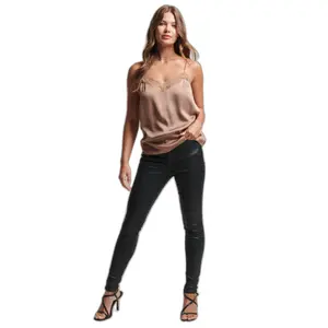 Débardeur caraco en satin femme Superdry Studios image-1