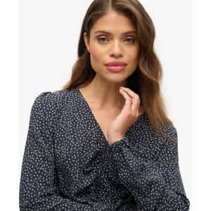 Bluse vorne geknotet Damen Superdry Vintage image-2