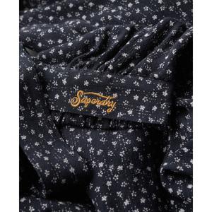 Bluse vorne geknotet Damen Superdry Vintage image-4