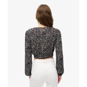 Bluse vorne geknotet Damen Superdry Vintage image-3