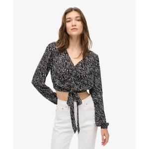 Bluse vorne geknotet Damen Superdry Vintage image-5