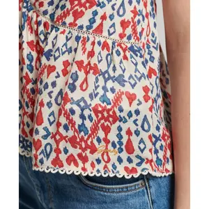Camisola con volantes para mujer Superdry Vintage image-2
