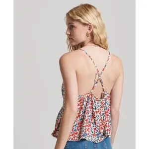 Camisola con volantes para mujer Superdry Vintage image-1