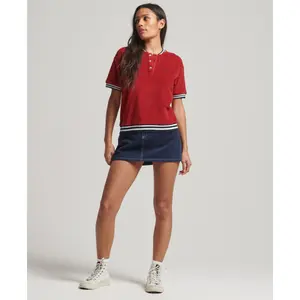 Polo de rizo para mujer Superdry Vintage image-1