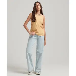 Gestreiftes Tanktop aus Bio-Baumwolle, Damen Superdry Vintage Logo image-2