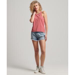 Gestreiftes Tanktop aus Bio-Baumwolle, Damen Superdry Vintage Logo image-1
