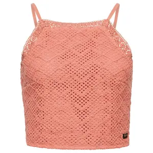 Camiseta de tirantes de ganchillo mujer Superdry Vintage image-0