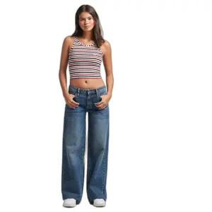 Gestreepte tanktop Superdry Vintage Cali image-0