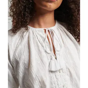 Damska bawełniana bluzka plażowa Superdry image-4