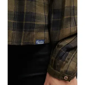 Chemisier manches longues à carreaux femme Superdry image-5