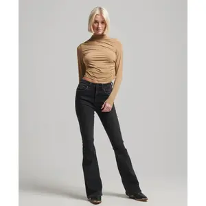 T-shirt de manga comprida com gola subida para mulher Superdry image-2